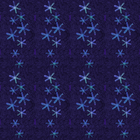 縄文小紋「冬の花」鯨尺